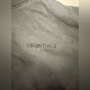 Essentials Fear of God Black Hoodie